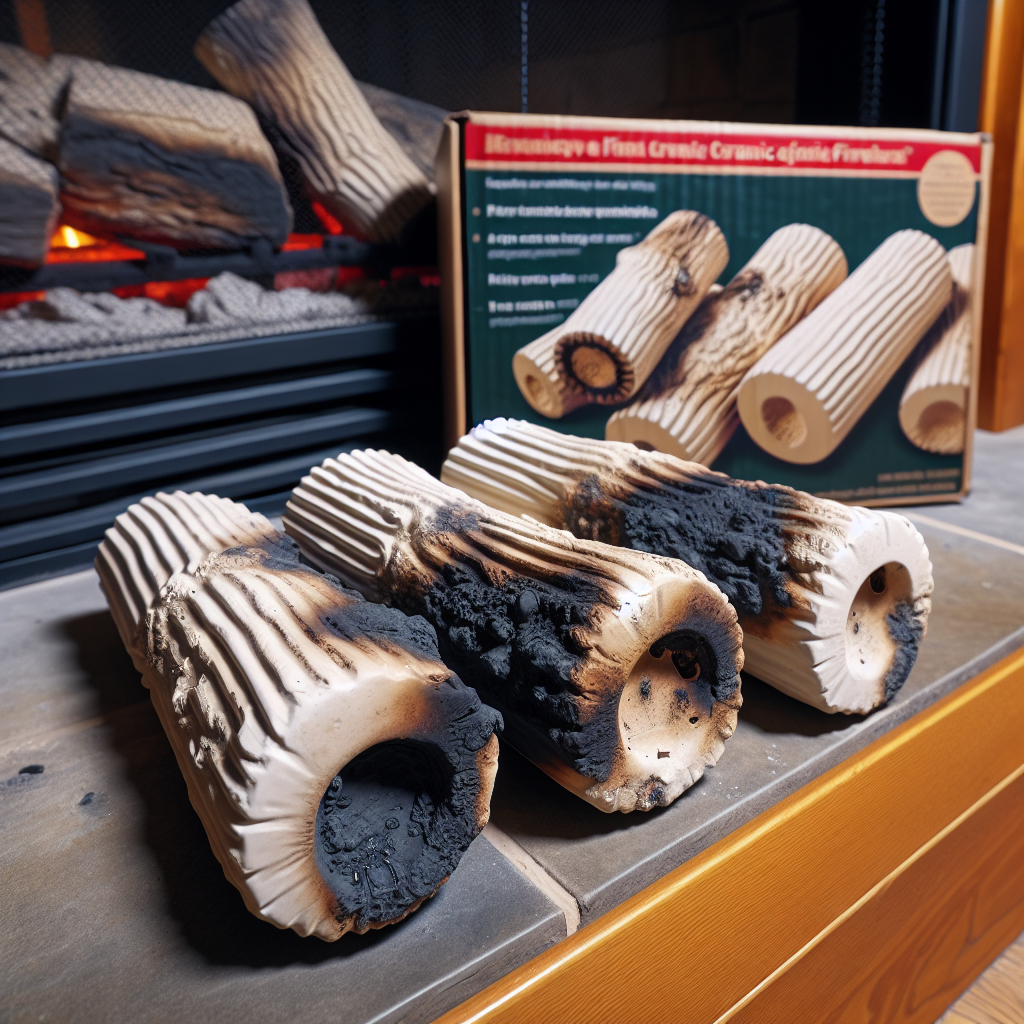 do ceramic gas fireplace logs have to be replaced