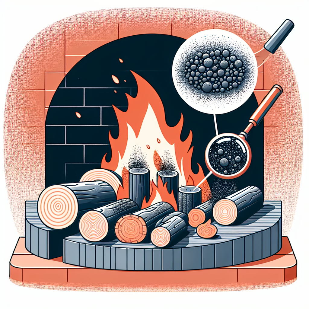 is soot on ceramic fireplace logs carcinogenic