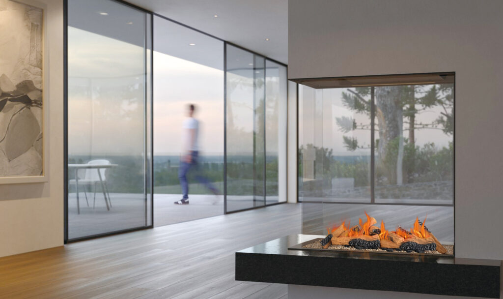 ceramic gas fireplace logs