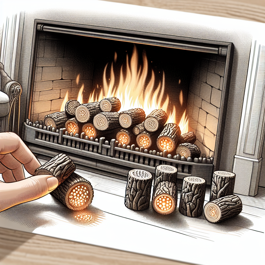 Can Ceramic Fireplace Logs Be Used with Natural Gas?