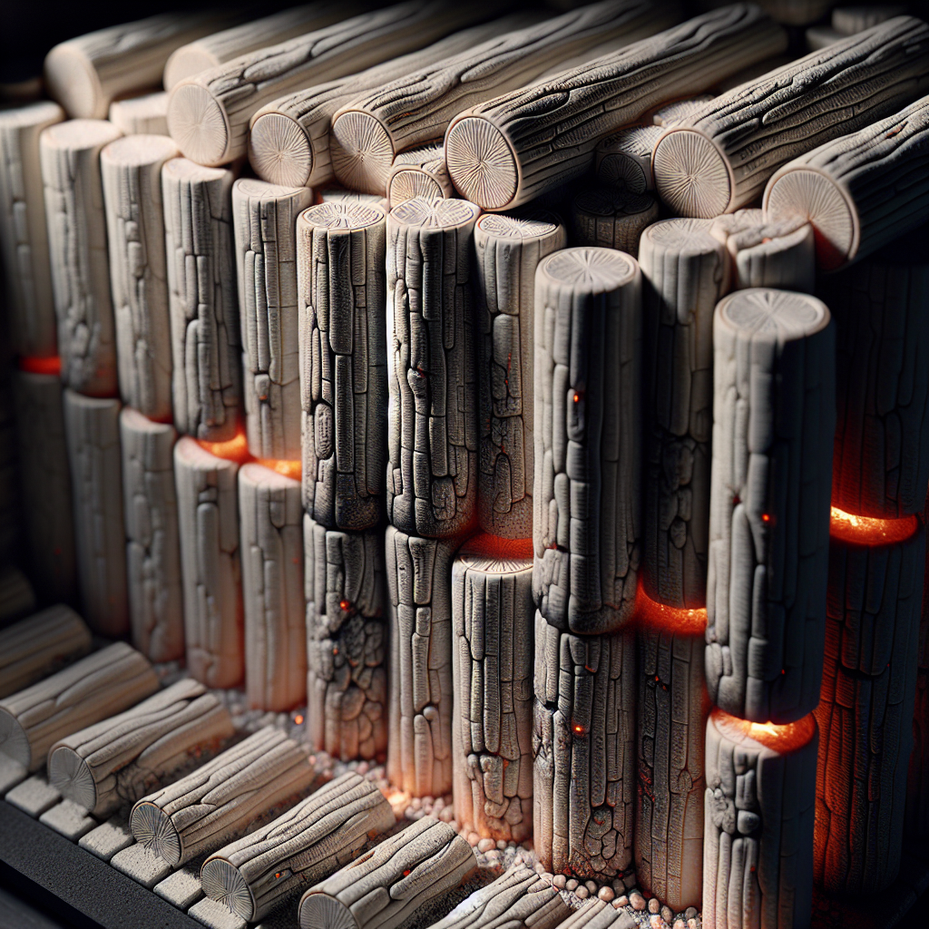 do ceramic fireplace logs need replaced