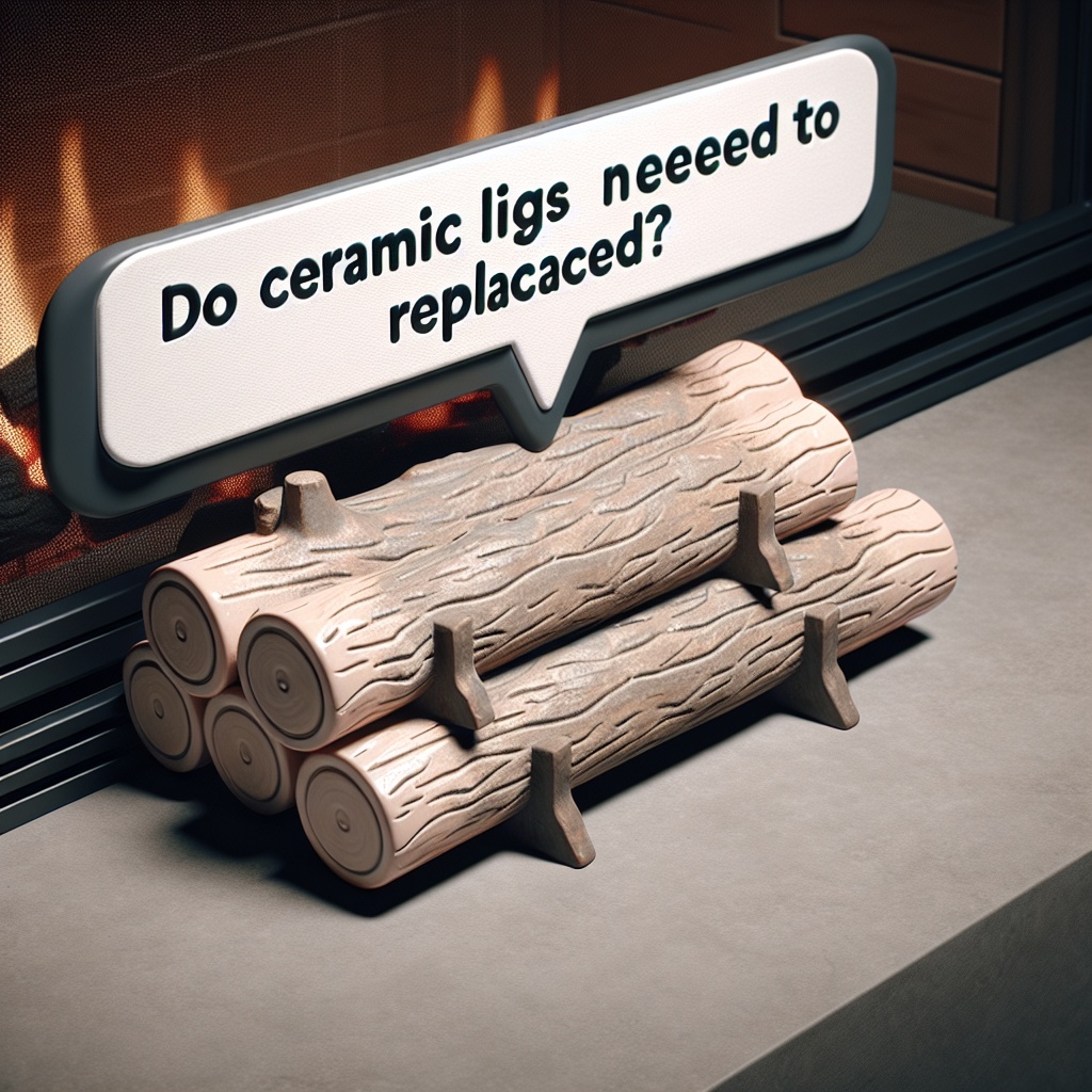 do ceramic logs need to be replaced