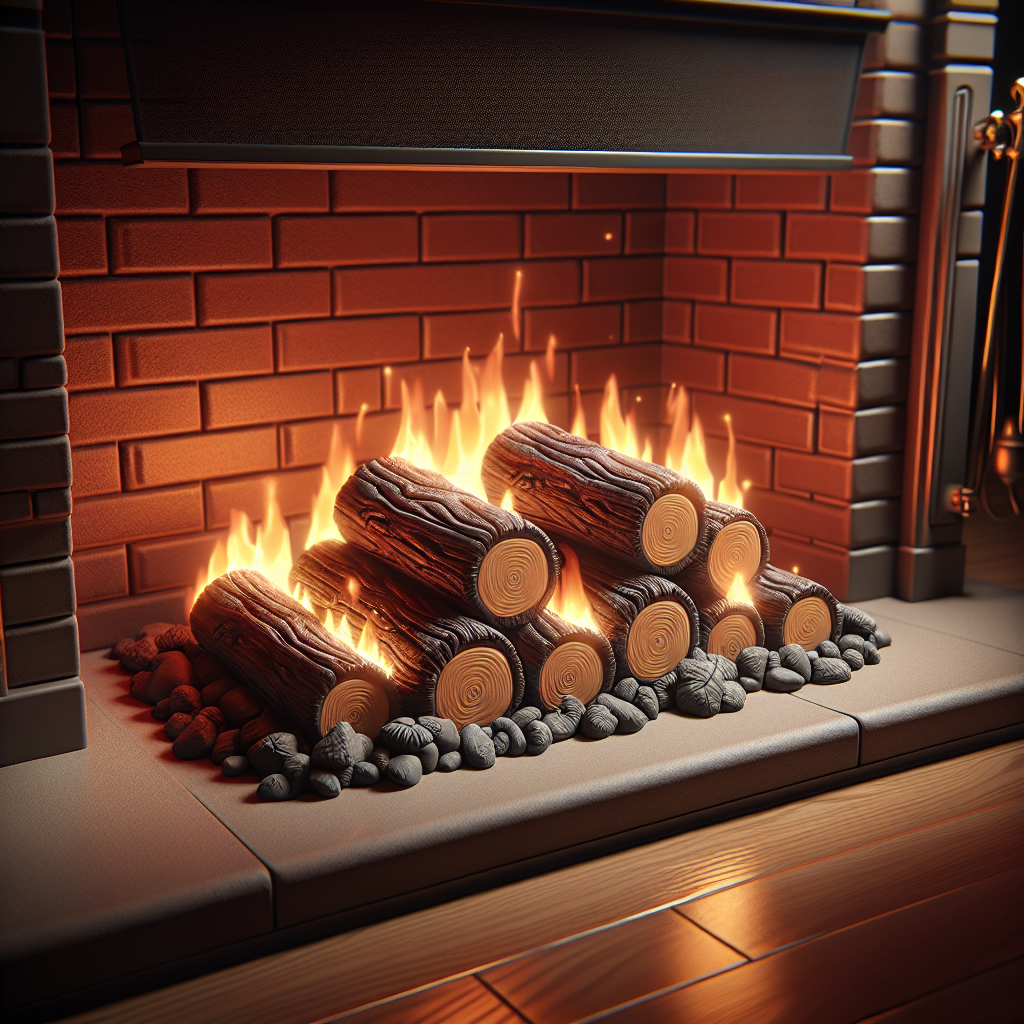 can ceramic logs burn