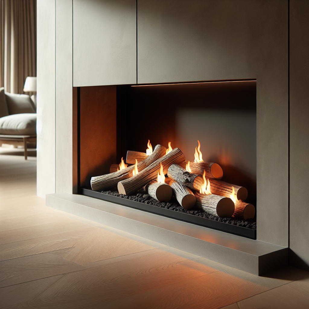 can i use ceramic logs in my gas fireplace