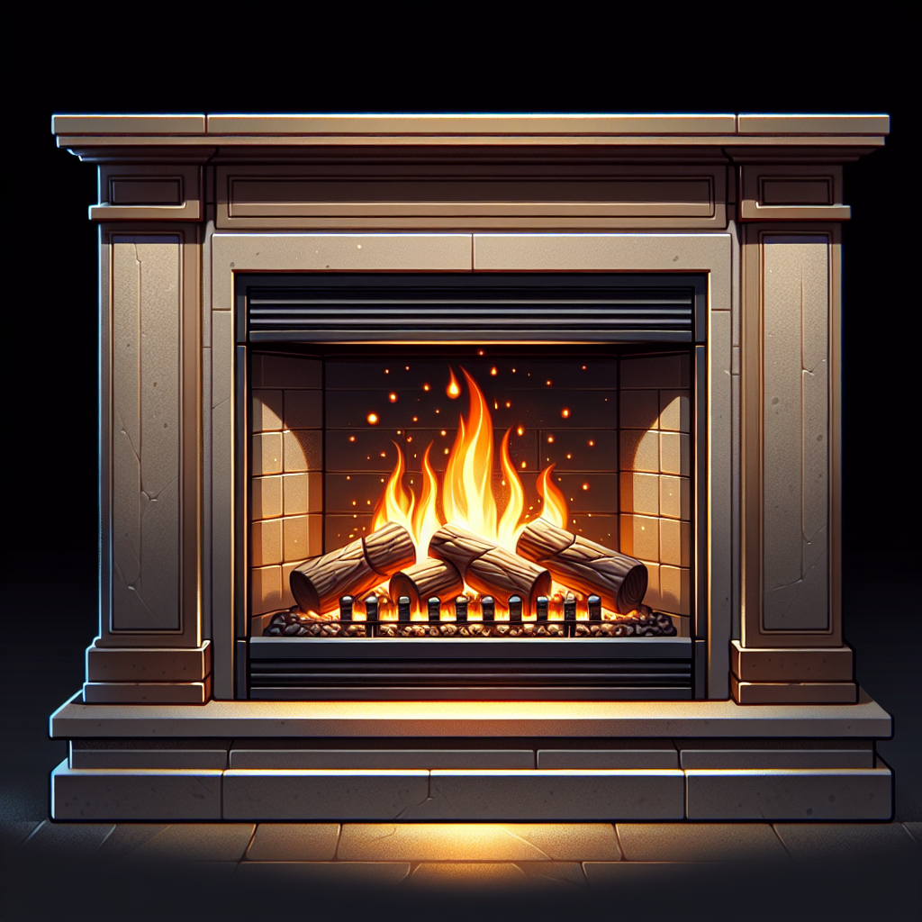 can i light a gas fireplace without the ceramic logs