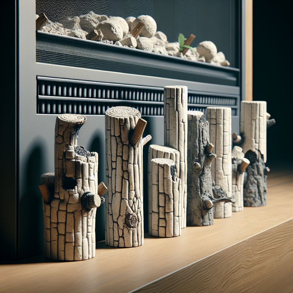 do ceramic gas fireplace logs have to be replaced