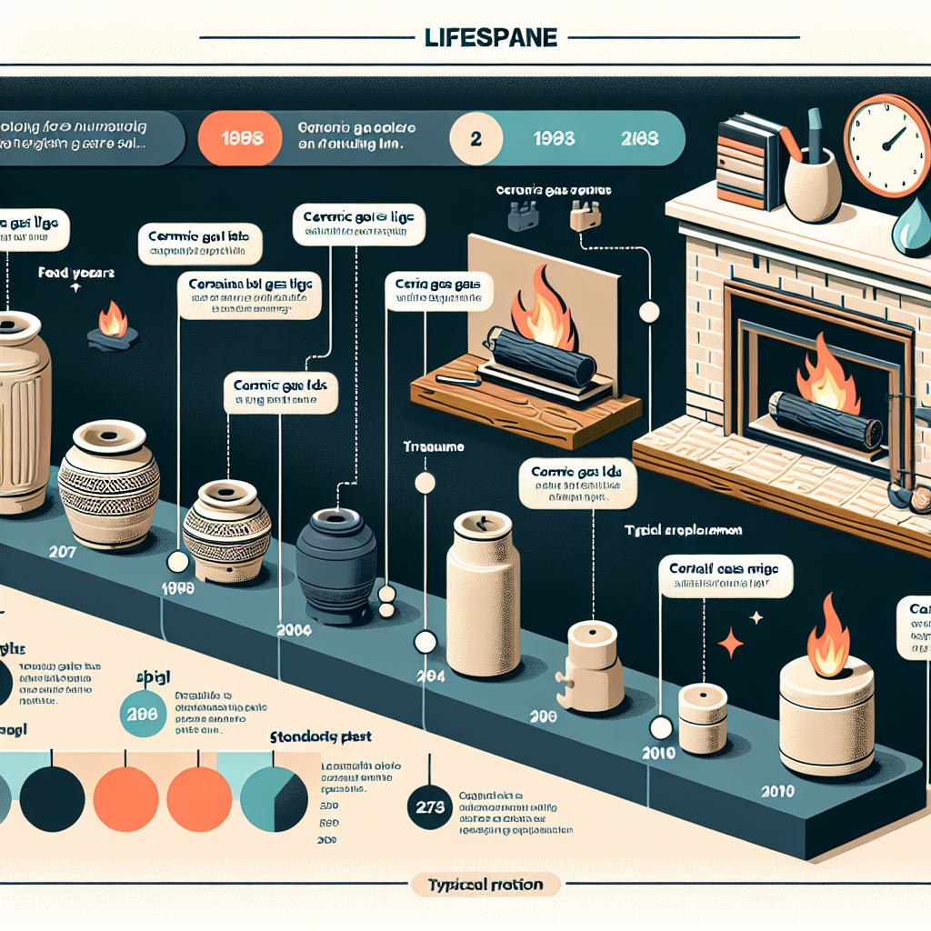 how long do ceramic gas logs last