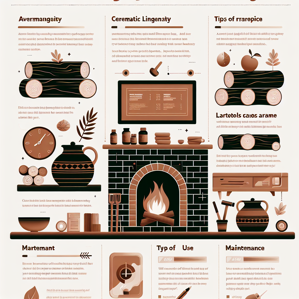 how long do ceramic fireplace logs last