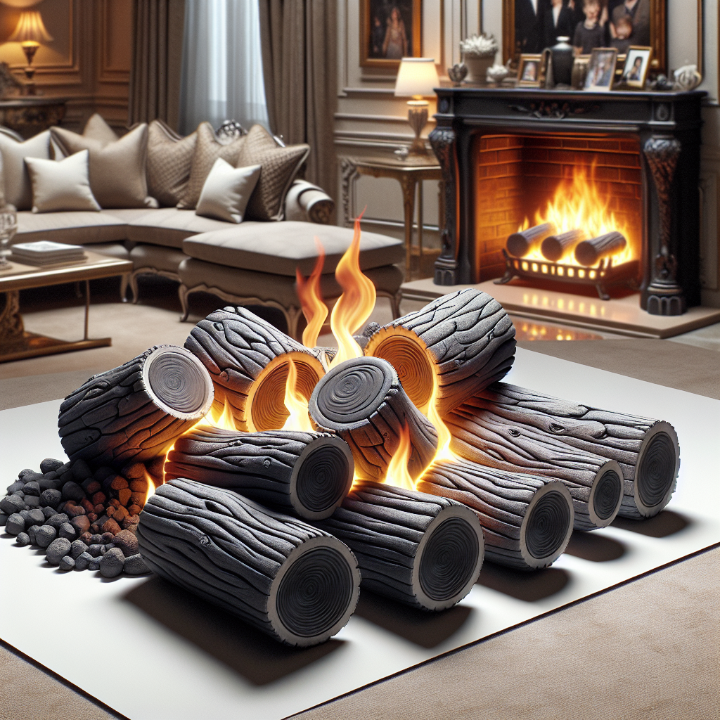 are ceramic gas.logs vented