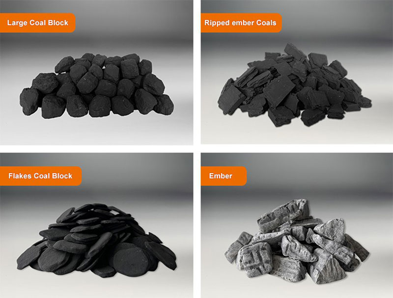 1 Refractory Ceramic Fiber Coals for Gas Fireplaces