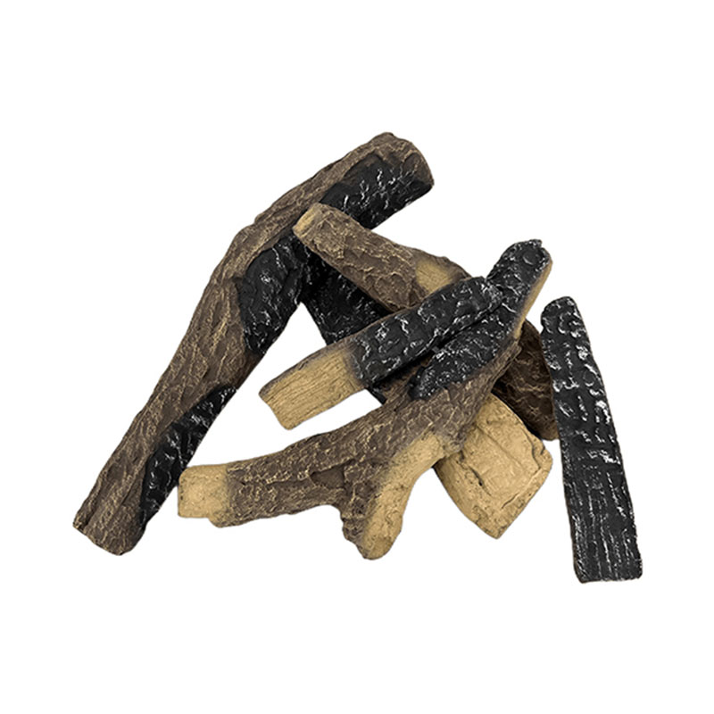 14 Inch Artificial Ceramic Fake Fireplace Logs- Ceramic Gas Logs ...