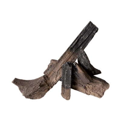 16 Inch Charred Artificial Fireplace Logs