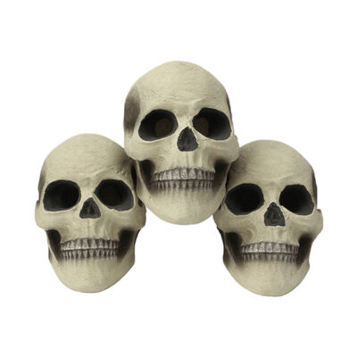 ceramic fire pit skulls