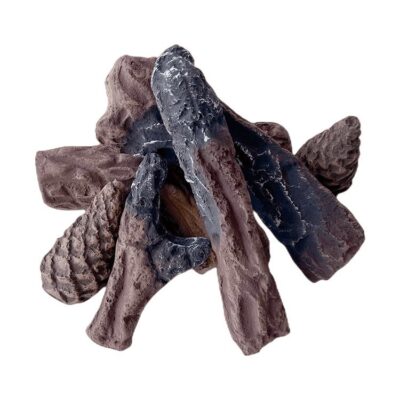 Vented Pine Cones Gas Log