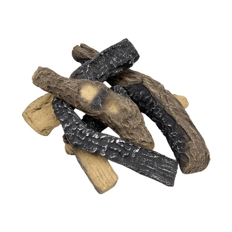 best ceramic logs for gas fireplace