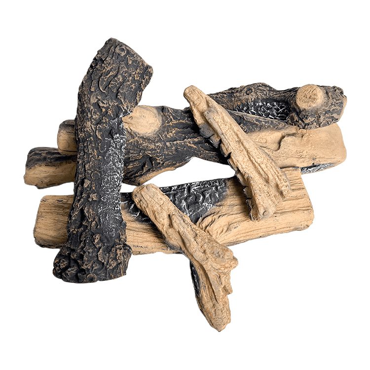 Superior Vent Free Ceramic Fiber Oak Logs 1