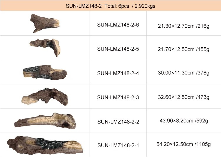 ceramic fireplace logs nearby