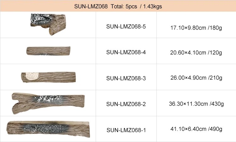 ceramic gas logs 5