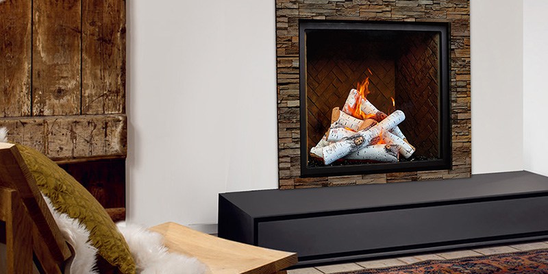 fake fire place logs