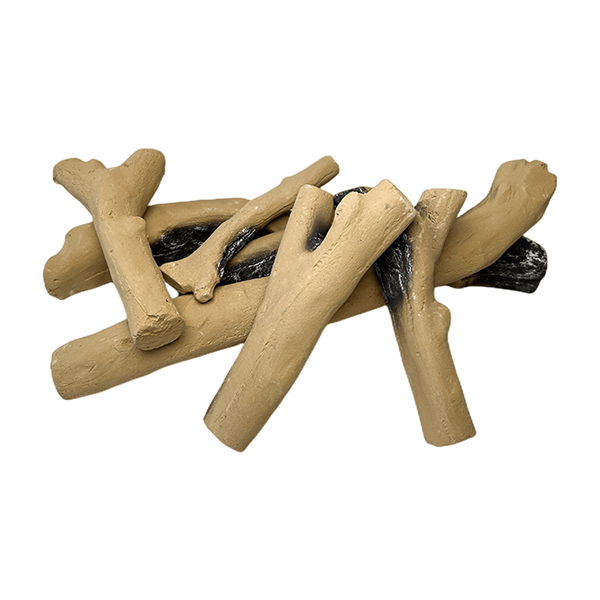 best ceramic fire pit logs