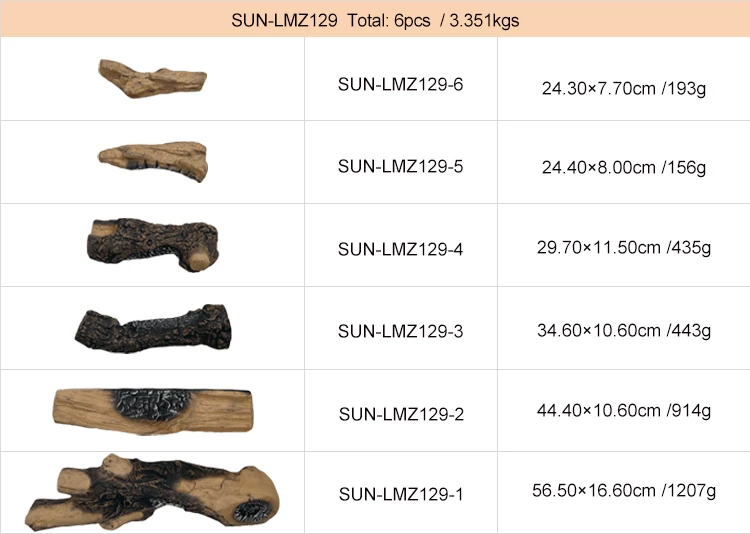 ceramic gas logs