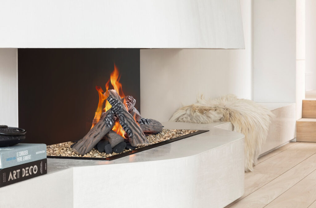 gas fire logs