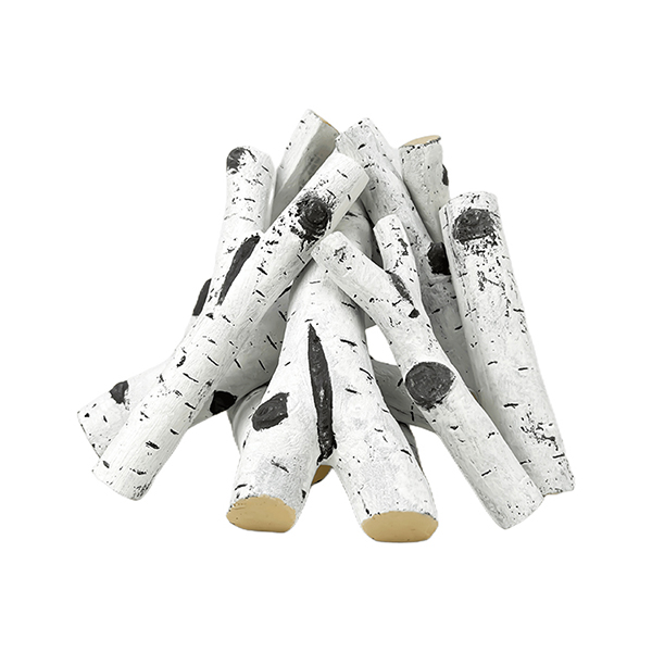 white-birch-ceramic-logs