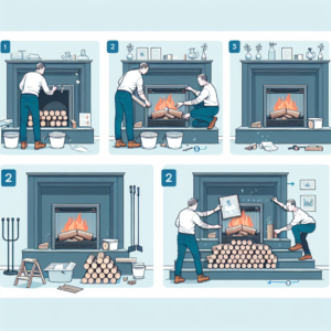 How to Install Ceramic Fireplace Logs in a Corner Fireplace